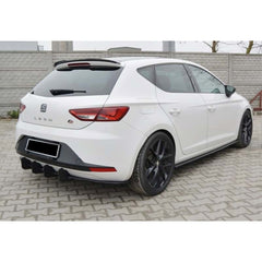 Rear Spoiler For Seat Leon MK3 2012-2020 Piano Black ABS Plastic