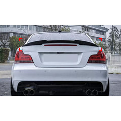 Rear Trunk Spoiler For BMW 1 Series E82 E88 2008-2013 M4 Style Spoiler Piano Black ABS Plastic