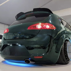 Roof Top Spoiler For Seat Leon MK2.5 2009-2012 M4 Style Piano Black ABS Plastic