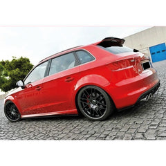 Rear Spoiler For Audi A3 8V 2012-2019 S3 Piano Black ABS Plastic