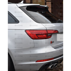 Rear Roof Spoiler For Audi A4 B9 2017-2021 Avant Style Piano Black ABS Plastic