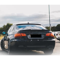 Rear Spoiler For BMW 3 Series E92 Coupe M3 2006-2013 M4 Style Piano Black ABS Plastic