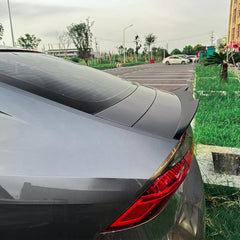 Rear Trunk Spoiler For Audi A7 S7 C8 2019+ M4 Style Spoiler Piano Black ABS Plastic