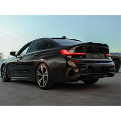 Rear Spoiler For BMW G20 G80 3 Series M4 Style 2019-2023 Piano Black ABS Plastic