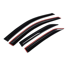 Window Visor for Dacia Duster 10-17 4pcs Rain Guard Wind Deflector
