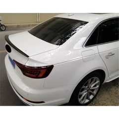 Rear Spoiler For Audi A4 B9 S4 Style 2019-2021 Piano Black ABS Plastic