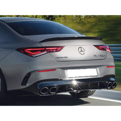 Rear Spoiler For Mercedese W118 CLA CLA45 C118 2019-2023 Piano Black ABS Plastic