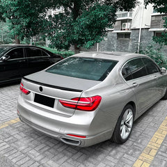 Rear Trunk Spoiler For BMW 7 Series G11 G12 2016-2022 M Performance Spoiler Piano Black ABS Plastic