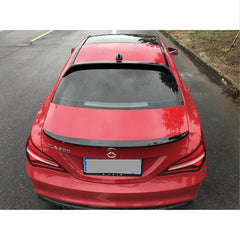 Rear Spoiler For Mercedes W117 CLA 180 200 250 45 Amg 2013-2019 Piano Black ABS Plastic