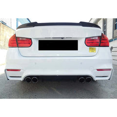 Rear Spoiler For BMW 3 Series F30 F30 Lci M4 Type 2012 2018 Piano Black ABS Plastic