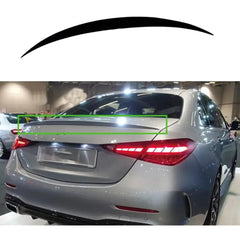 Rear Spoiler For Mercedes W206 2022+ C Class C43 C63 Piano Black ABS Plastic