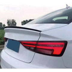 Rear Spoiler For Audi A3 8V 2013-2020 S3 Style RS3 Piano Black ABS Plastic