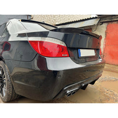 Rear Spoiler For BMW E60 5 Series M4 Style 2004-2010 520i 525i 530 Piano Black ABS Plastic