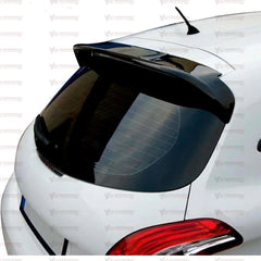 Rear Roof Spoiler For Peugeot 208 Mk1 2012-2019 Piano Black ABS Plastic