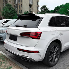 Rear Roof Spoiler For Audi Q5 FY Sline 2016-2024 Spoiler Piano Black ABS Plastic