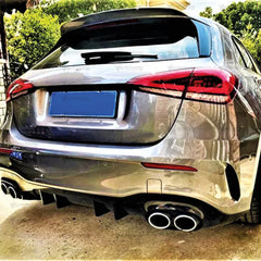 Roof Top Spoiler For W177 A35 HatchBag AMG Style 2018 + (Small Model) Piano Black ABS Plastic