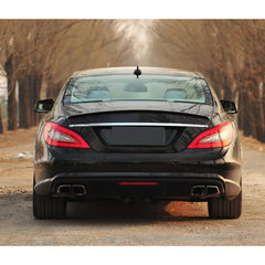 Rear Trunk Spoiler For Mercedes Benz CLS Class C218 2011-2017 Spoiler Piano Black ABS Plastic