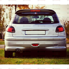 Rear Spoiler For Peugeot 206 1998-2012 Rear Spoiler Piano Black ABS Plastic