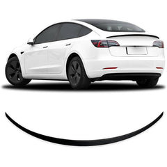Rear Trunk Spoiler For Tesla Model 3 2016+ Spoiler Piano Black ABS Plastic