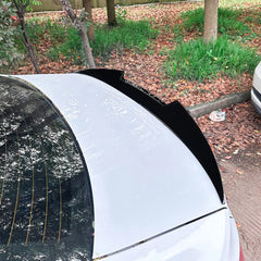 Rear Trunk Spoiler For Audi A3 8Y Sedan 2020+ M4 Style Spoiler Piano Black ABS Plastic