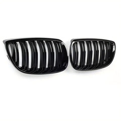 Front Bumper Kidney Racing Grille for BMW 5 Series E92 E93 2006-2009 Car Double Line Sport Grill Glossy Black Cover