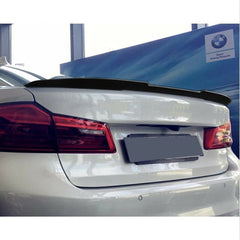 Rear Spoiler For BMW G30 5 Series M4 Style 2017-2021 Piano Black ABS Plastic