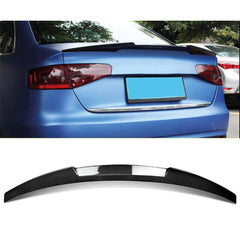 Rear Spoiler For Audi A4 B8.5 FL 2012-2016 M4 Style Piano Black ABS Plastic