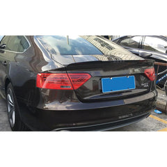 Rear Spoiler For Audi A5 B8 M4 Style 2009-2016 Sedan 4 Door Piano Black ABS Plastic