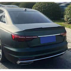 Rear Spoiler For Audi A4 SD B9 2019 M4 Style Piano Black ABS Plastic