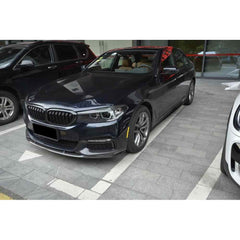 Front Bumper Kidney Racing Grille for BMW 5 Series G30 G31 G38 F90 M5 17-19 Car Double Line Sport Grill Glossy Black Cover
