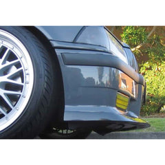 Front Bumper Lip Splitter for BMW 3 Series E36 M3 3 Series 1990-2000, ABS Plastic Piano Black Vacuum Car Tuning Body Part Body Kit