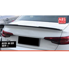 Rear Spoiler For Audi A4 B9 Blade Style 2019-2021 Piano Black ABS Plastic