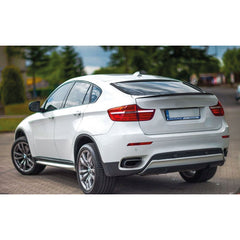 Rear Spoiler For BMW X6 E71 E72 X6 2008-2015 Piano Black ABS Plastic