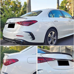 Rear Spoiler For Mercedes W206 2022+ C Class C43 C63 Piano Black ABS Plastic