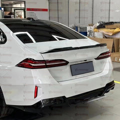 Rear Spoiler For BMW 5 Series G60 G68 2024+ M4 Style Piano Black ABS Plastic