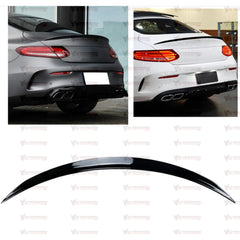 Rear Spoiler For Mercedes E Coupe C238 16-22 E Class AMG Style Piano Black ABS Plastic
