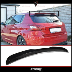 Rear Spoiler For Peugeot 308 T9 2013-2017 Cap Spoiler Piano Black ABS Plastic