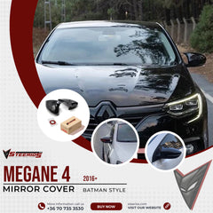 Mirror Cover for Renault Megane 4 MK4 2016+ HB SD Batman Model