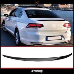 Rear Spoiler For VW Volkswagen Passat B8 2015-2022 Piano Black ABS Plastic