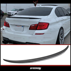 Rear Spoiler For BMW 5 Series F10 2010-2017 M Performance Style 520i 535i 528i Piano Black ABS Plastic
