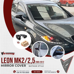 Mirror Cover for Seat Leon MK2 /MK2.5 FL 2005-2012 Batman Model