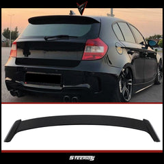 Rear Spoiler For BMW 1 Series E81 E87 2004-2011 118i 120i Piano Black ABS Plastic
