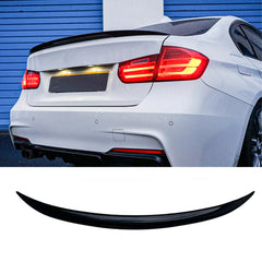 Rear Spoiler For BMW 3 Series F30 F80 2012-2018 M Performance Style Piano Black ABS Plastic