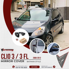Mirror Cover for Renault Clio 3 2006-2009 / FL 2009-2012 Batman Model