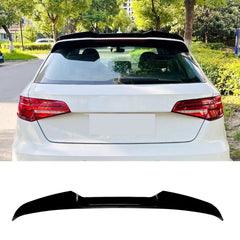 Rear Roof Spoiler For Audi A3 S3 8V Hatchback 2013-2020 Roof M4 Style Spoiler Piano Black ABS Plastic