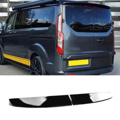 Rear Roof Spoiler For Custom 12-17 2DOOR Spoiler Piano Black ABS Plastic