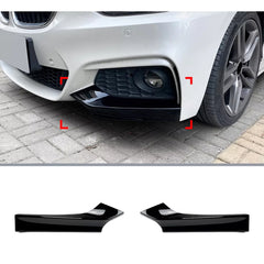 Front Bumper FLAP Wrap for BMW 2 Series F22 M Sport 2014-2019, 2pcs FLAP Canards Lip Splitter Corner Trim Cover Adjustable Tuning Body Part Body Kit