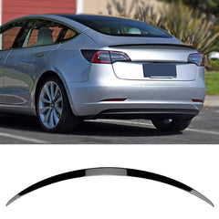 Rear Trunk Spoiler For Tesla Model 3 2016+ Spoiler Piano Black ABS Plastic