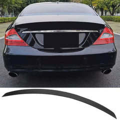 Rear Spoiler For Mercedes W219 2005-2010 Cls350 Cls550 Piano Black ABS Plastic