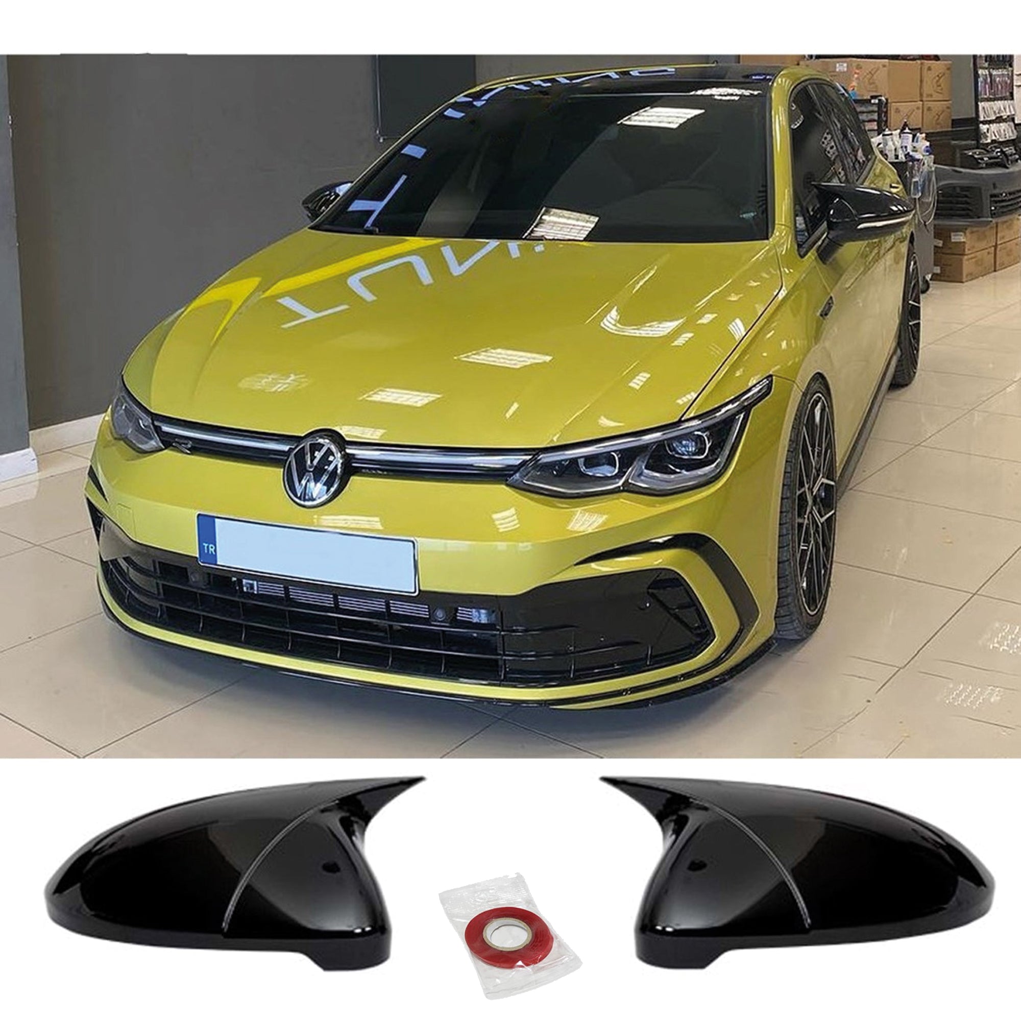 Mirror Cover for VW Golf MK8 2020+ Batman Model